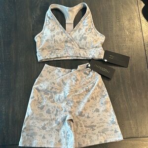 Gray Alphalete Short Set XS NWT